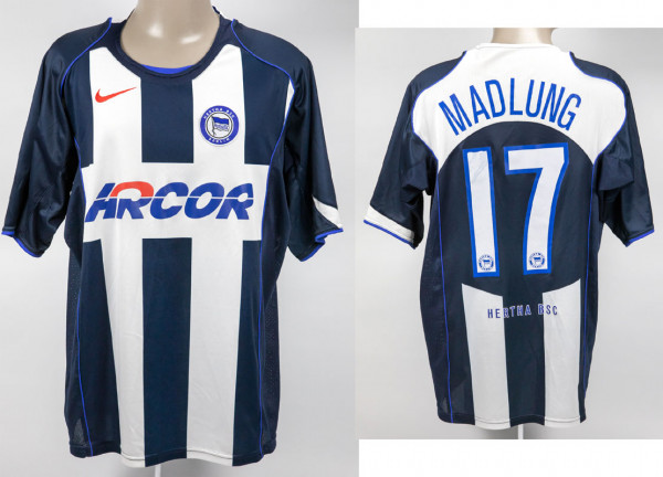match worn football shirt Hertha BSC 2004/2005