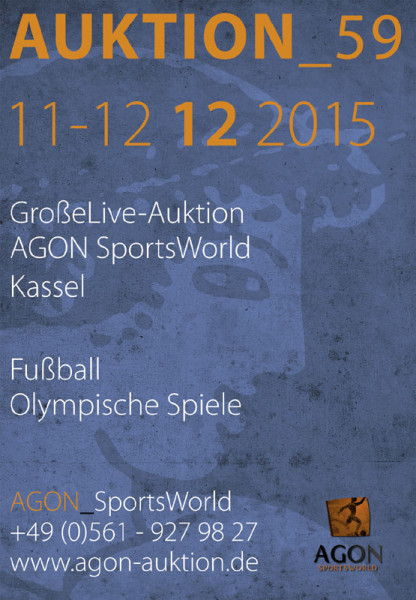 59. AGON Auktion: Auktions-Katalog: SportMemorabilia Live in Kassel