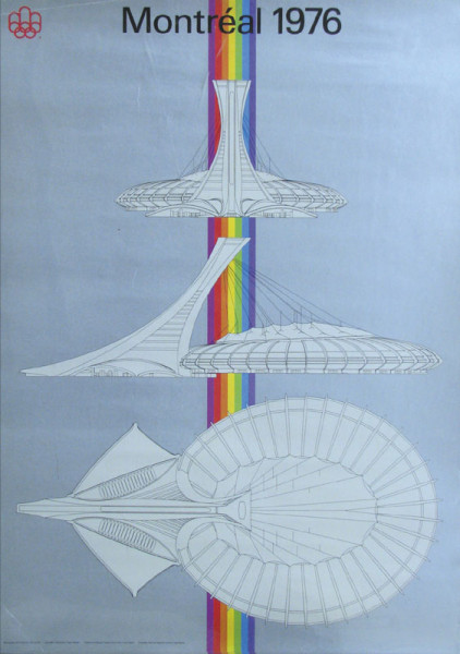 Poster Olympic Summer Games 1976 Montréal