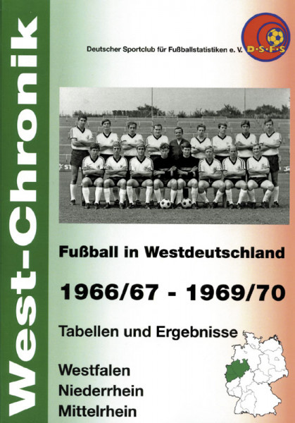 Fußball in Westdeutschland 1966 - 1970.