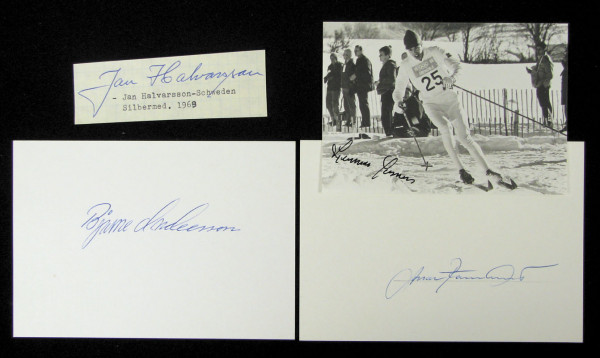 Skilanglauf Schweden OSW1968: Olympic Games 1968 Autograph Crosscountry Sweden