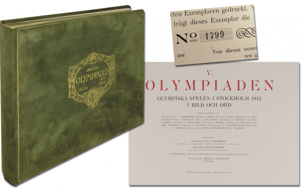 Olympic Games 1912. Swedish Report Luxus Edition