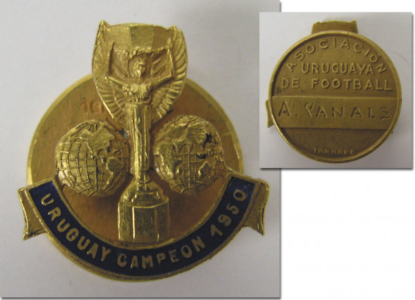 FIFA World Cup 1950. Golden Winner Pin Uruguay