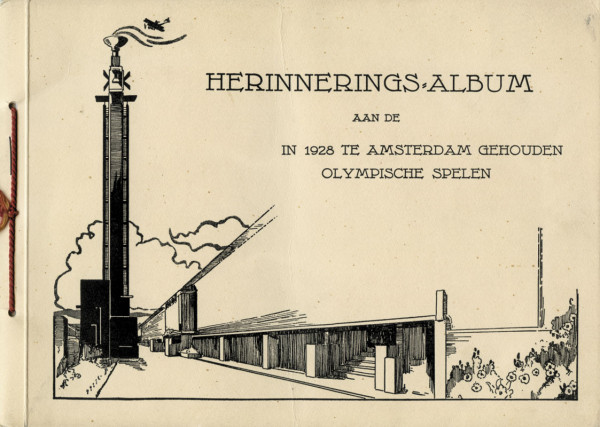 Herinnerings-Album aan de in 1928 te Amsterdam gehouden Olympische Spelen.