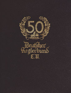 Festschrift zum 50jährigen Bestehen des Deutschen Keglerbundes 1885 - 1935.