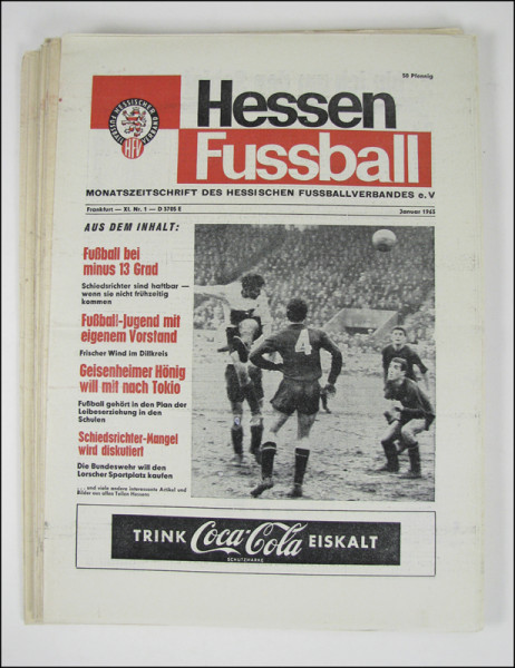 Hessen Fußball 1963 : Nr.1-12 komplett