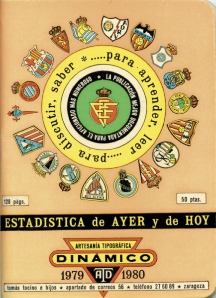 Dinamico 1979/1980 - Estadistica de Ayer y de Hoy.
