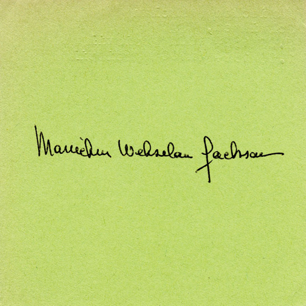 Wehselau, Mariechen: Autograph Olympic Game 1924 swimming USA