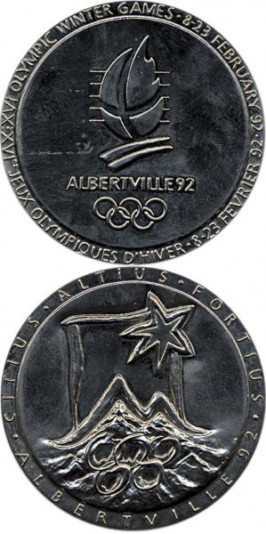 Albertville 92., Teilnehmermedaille OSW1992