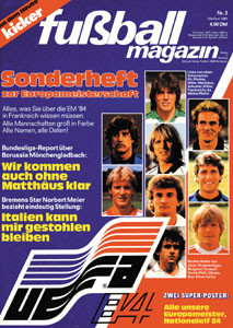 Sondernummer EM-1984 : Kicker Sonderheft 84 EM