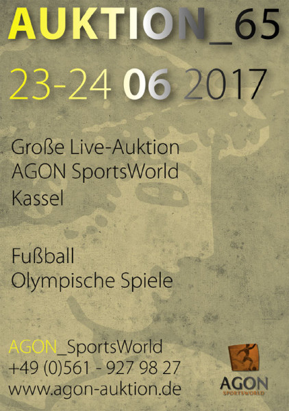 65. AGON Auktion: Auktions-Katalog: 65th AGON Live Auction Catalogue.