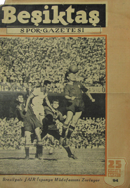 Besiktas Spor Gazetesi No.94 - 1950, Besiktas WM 1950