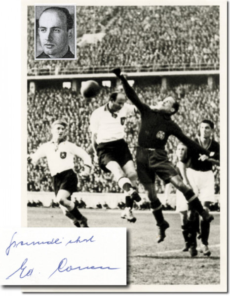 Conen, Edmund: Autograph german Football 1942. Edmund Conen