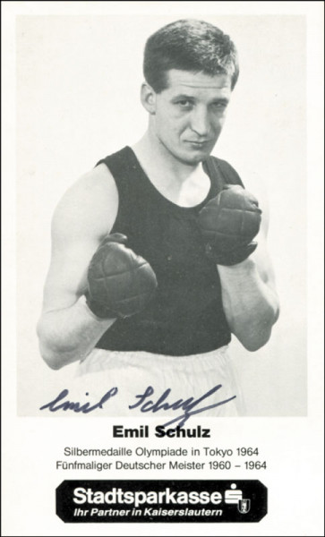 Schulz,Emil: Olympic Games 1964 Boxing Autograph Germany
