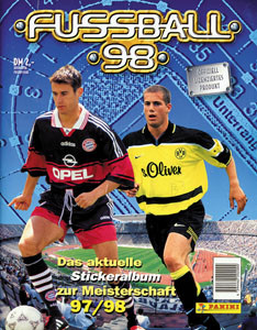 Fußball 98. das aktuelle Stickeralbum zur Meisterschaft 97/98.