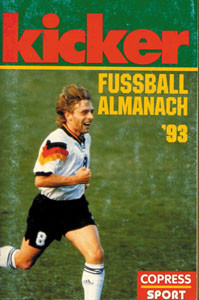 Kicker Fußball Almanach 1993.