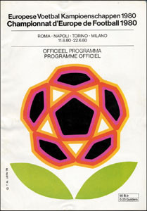 UEFA Euro 1980: Official programme.