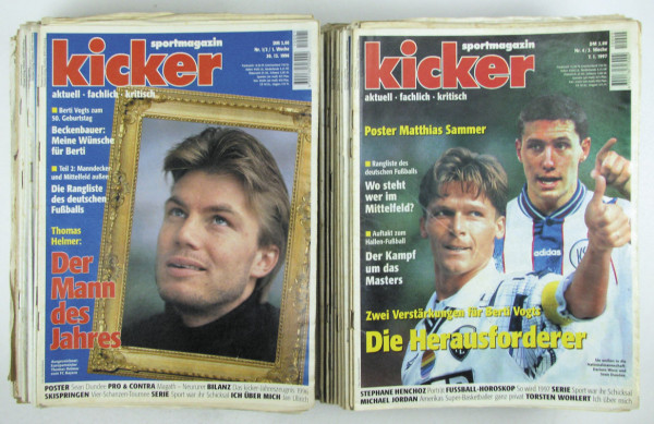 Kicker 1997 Mon. : Jg.: Nr.1/2-104/5 komplett