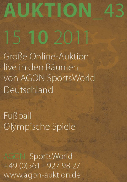 43. AGON Auktion: Auktions-Katalog: SportMemorabilia Live Kassel