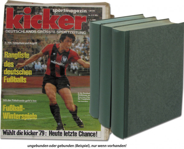 Kicker 1980 Mon. : Jg.: Nr.2-104 komplett