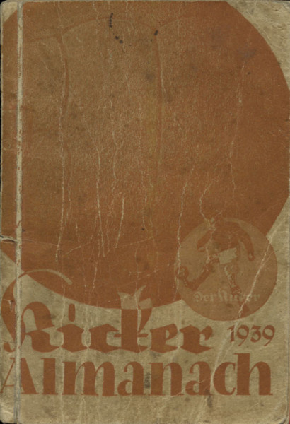 German Football Yearbook 1939 from Kicker