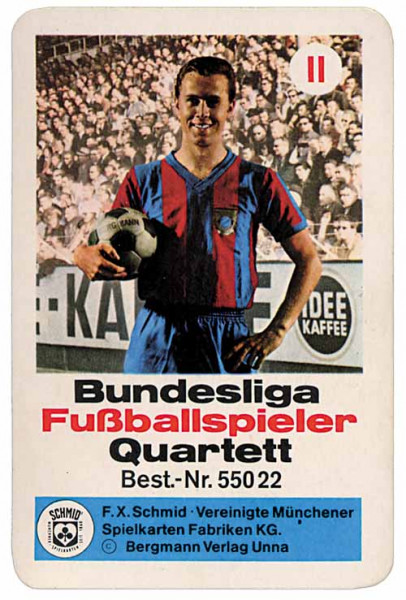Bundesliga Fußballspieler, Kartenspiel 55022 - II
