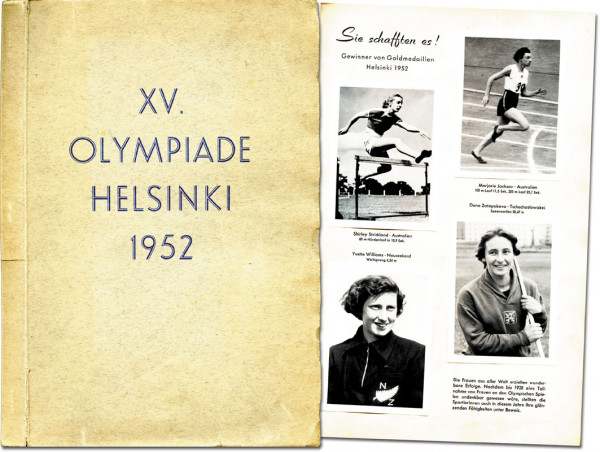 XV. Olympiade Helsinki 1952.