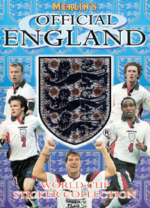 England World Cup 1998. Football Sticker Merlin
