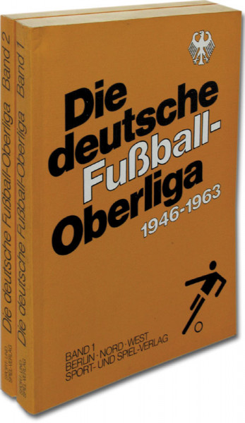 Die deutsche Fußball-Oberliga 1946-1963. 2 Bände