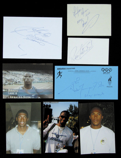 OSS 1996 4x100 m Brasilien: Olympic Games 1996 Autograph Athletics Brasil