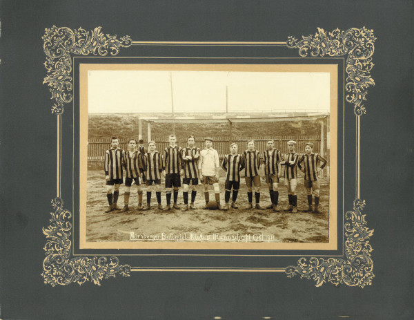 BC Nuernberg Photo 1911 German Football 29x23 cm