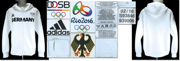Olympics 2016 worn football jacket Germany
