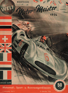 Deutsche Welt-Motor-Meister 1954.