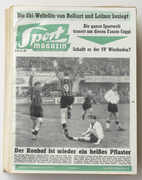 Sport Magazin 1960A : 15Jg.: Nr 2-53/1, unkomplett