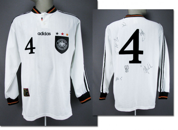 match worn football shirt Germany 1997