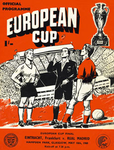 Official Program European Cup Final 1960 - Eintracht Frankfurt vs Real Madrid - REPRINT