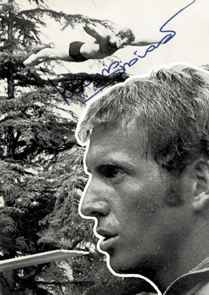 Dibiasi, Klaus: Autograph Olympic Games 1964 - 76 diving Italy