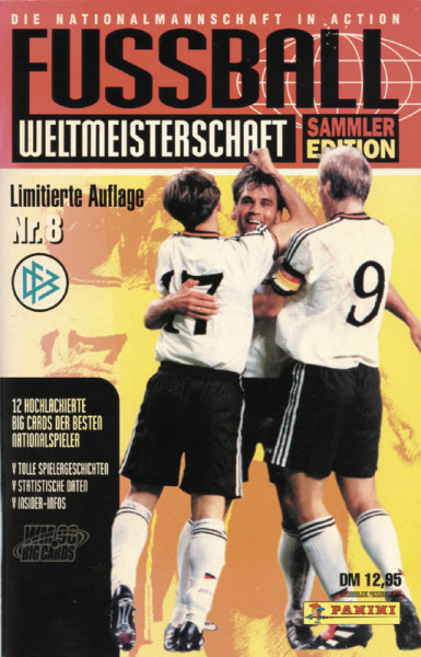 Die Nationalmannschaft in Action. Fußball-Weltmeisterschaft. Sammler-Editon. Limitierte Auflage. Nr. 8.