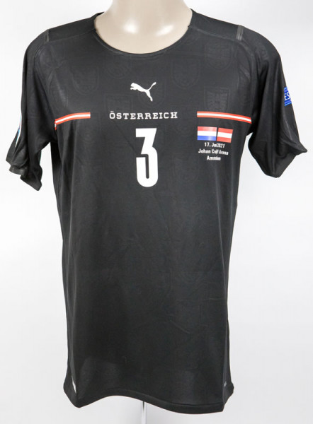 UEFA Euro 2021 match worn football shirt Austria