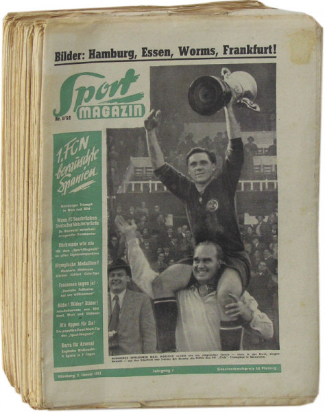 Sport Magazin 1952 : 7.Jg.: Nr.1-52 unkomplett