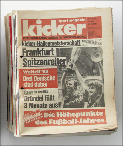 Kicker 1987 Don. : Jg.: Nr.3-105 komplett