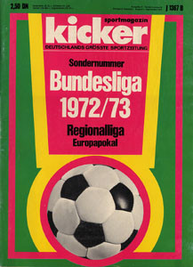 Sondernummer 1972 : Kicker Sonderheft 72/73 BL