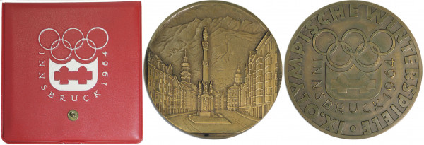 Olympic Winter Games 1964. Participation medal
