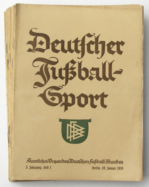 Deutscher Fußballsport 35 : Jahrgang 1935, Nr.1-26 unkomplett