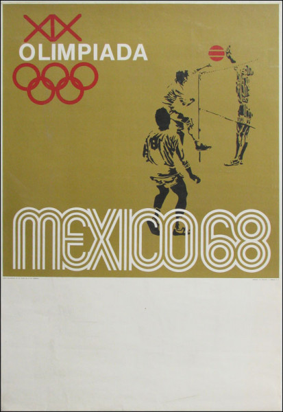 Poster Olympic Summer Games 1968 Mexico