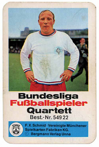 Bundesliga Fußballspieler., Kartenspiel 54922