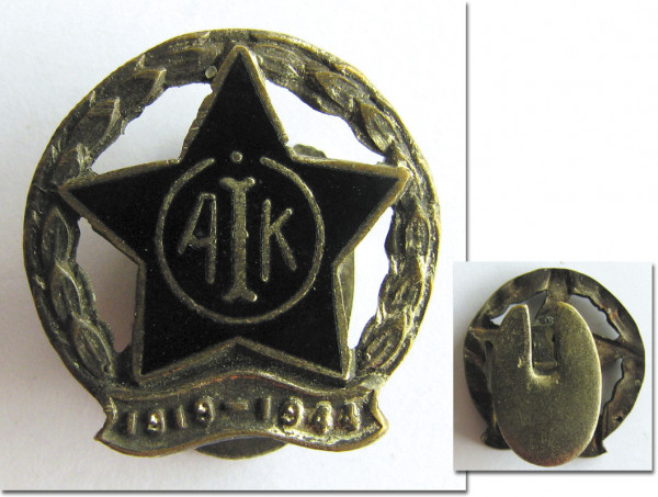 Football Pin Sweden Danmark AIK 1919 - 1944