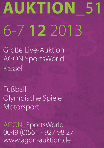 51. AGON Auktion: Auktions-Katalog: 51st AGON Live Auction Catalogue.