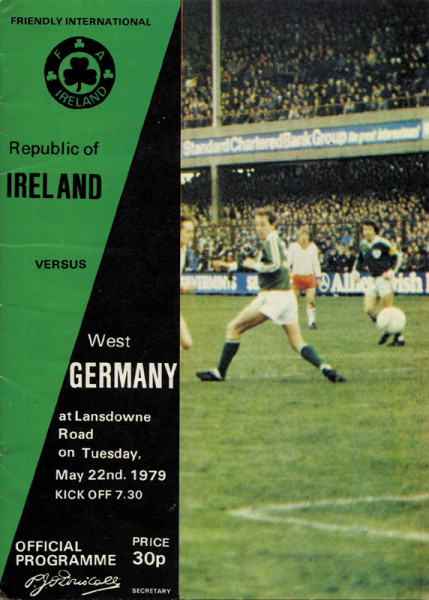 Irland - Deutschland. 22.5.1979 (1:3).