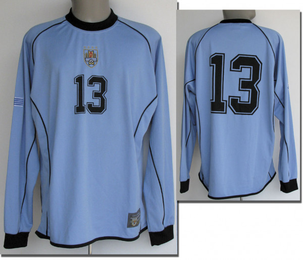 Match Worn Shirt Uruguay 2002 Pre World Cup